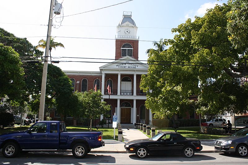 Image: Key West FL Courthouse Monroe County North Side 11 22 2010 (15)
