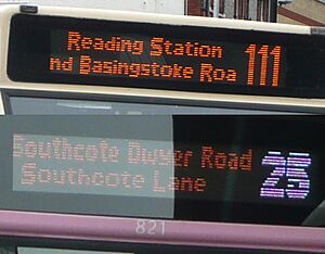 LED bus destination displays