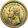 Louisiana Purchase Jefferson dollar obverse