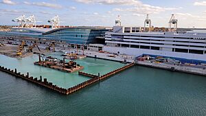 MSC shared terminal under construction at PortMiami (March 11, 2024)