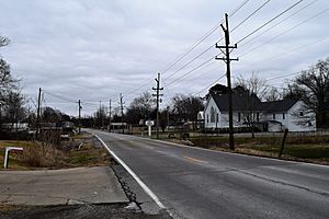 Main road through Crab Orchard