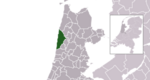 Location of Bergen, North Holland