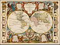 Mappe Monde Carte Universelle de la Terre Dressee Sur les Relations les plus nouvelles