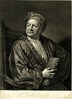 Mezzotint portrait of Jacob Tonson by John Faber the Younger after Sir Godfrey Kneller