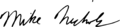 Mike Nichols signature