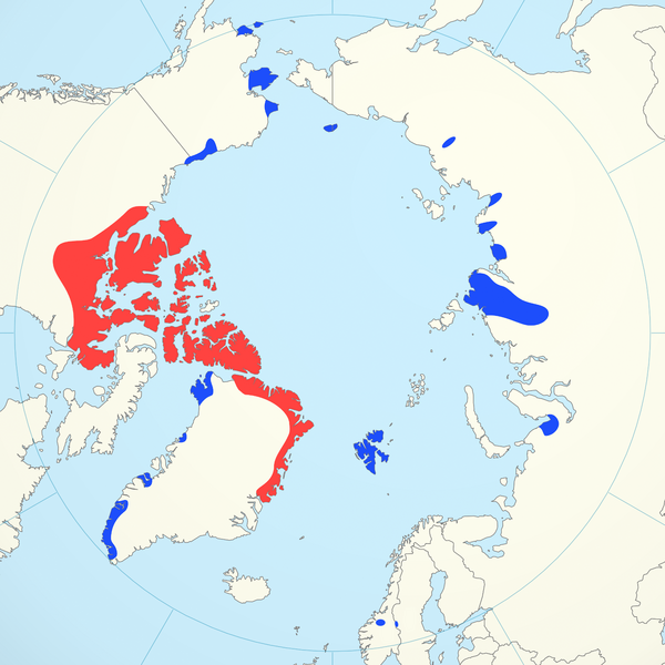 Muskox distribution combined