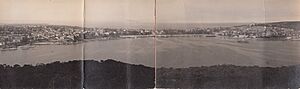 Panorama of Manly from Balgowlah Heights, Sydney (undated) (11268936925)