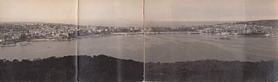 Panorama of Manly from Balgowlah Heights, Sydney (undated) (11268936925)