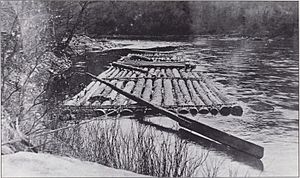 Pine Creek Log Raft