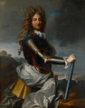 Portrait of Philippe d'Orléans, Duke of Orléans in armour by Jean-Baptiste Santerre