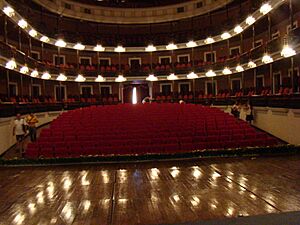 Proscenio y butacas Teatro Ángela Peralta en Mazatlán