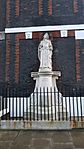 Queen Anne statue on Queen Anne's Gate London