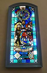Royal Scots Regiment window, Canongate Kirk