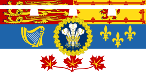 Royal Standard of the Prince of Wales (in Canada)