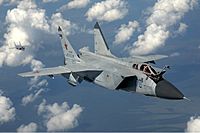 Russian Air Force MiG-31 inflight Pichugin