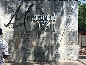 Sendong Memorial Tombstone at Gaston Park, Cagayan de Oro City