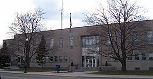 Shawano County Courthouse, built mid-1950s