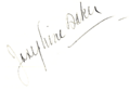 Signature de Joséphine Baker - Archives nationales (France)