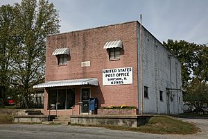 Simpson post office on Main Street