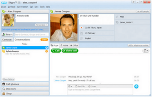Skype 4.0 screenshot