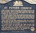 St. Peter's Mendota plaque 2006