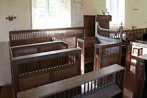 Stratford Tony - St Marys church Box Pews