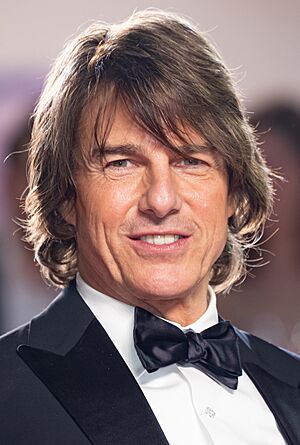 Tom Cruise at the red carpet for Mission: Impossible - The Final Reckoning during the 2025 Cannes Film Festival