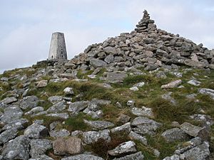 Trig point and summit cairn, Brown Willy - geograph.org.uk - 1005985