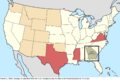 United States Central change 1869-03-03