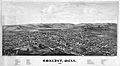 View of Amherst MA in 1886 - LOC 00406u