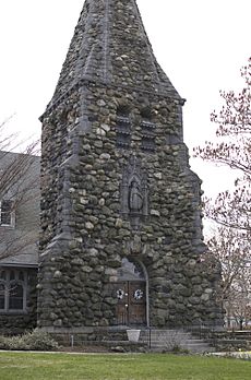 Waltham MA Christ Episcopal Church steeple