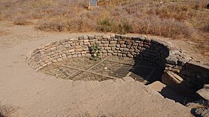 Well at ancient Harappan city of Dholavira