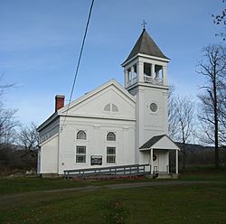 Church from the White Creek Historic District