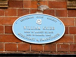 William Knibb blue plaque