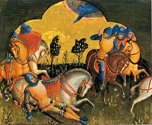 14 Lorenzo Veneziano Conversion of Paul 1370 Staatliche Museen, Berlin.