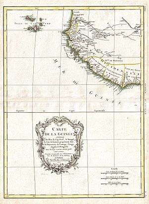 1771 Bonne Map of the Guinea Coast of West Africa and the Cape Verde Islands - Geographicus - Guinea-bonne-1771