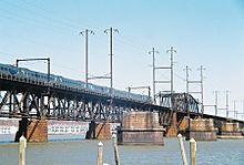 Acela on Susquehanna Bridge