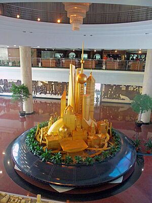 Atrium of Shanghai Urban Planning Exhibition Center