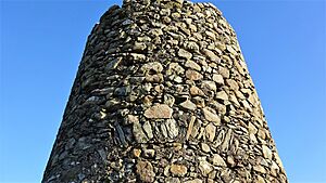 Ballantrae's Vaulted Tower Windmill, Mill Hill, South Ayrshire - relieving arch