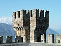 Bellinzona Castello di Sasso Corbaro Turm