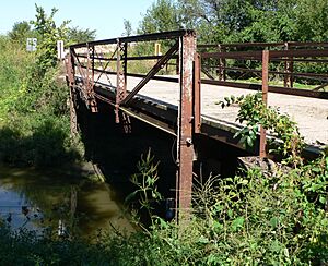Big Blue bridge (Butler County) from SW 1