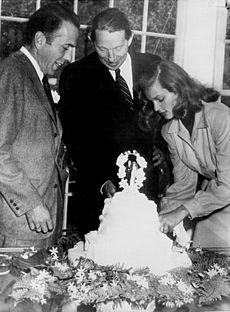 Bogart Bacall wedding 1945
