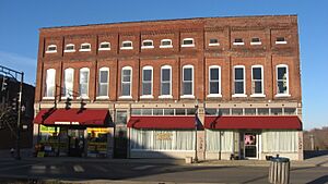 Broadway and Main in Providence, northwestern corner