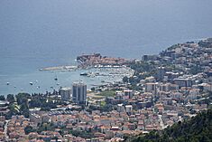 Budva from the hills