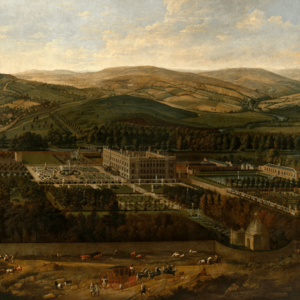 Chatsworth c. 1703 by Jan Siberechts