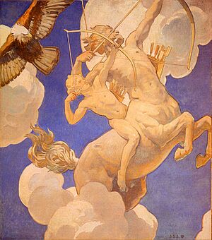 Chiron and Achilles c1922-1925 John Singer Sargent
