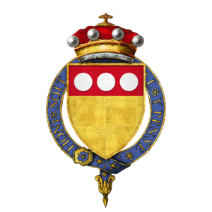 Coat of Arms of Sir Thomas de Camoys, 1st Baron Camoys, KG