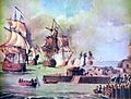 Defensa de Cartagena de Indias por la escuadra de D. Blas de Lezo, año 1741