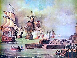 Defensa de Cartagena de Indias por la escuadra de D. Blas de Lezo, año 1741.jpg