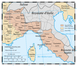 Departements of French Empire South 1811-fr.svg